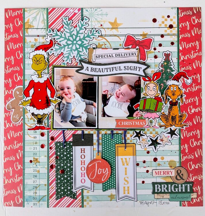 Vicki Boutin PEPPERMINT KISSES Paperie Pack 200pc