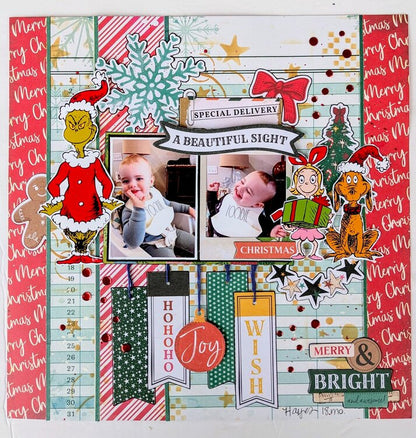 Vicki Boutin PEPPERMINT KISSES Paperie Pack 200pc