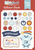 Echo Park Baby On Board IT’S A BOY Adhesive Brads 29pc