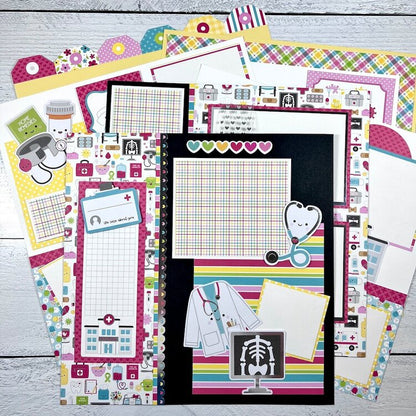 Doodlebug HAPPY HEALING 12X12 Scrapbook Paper