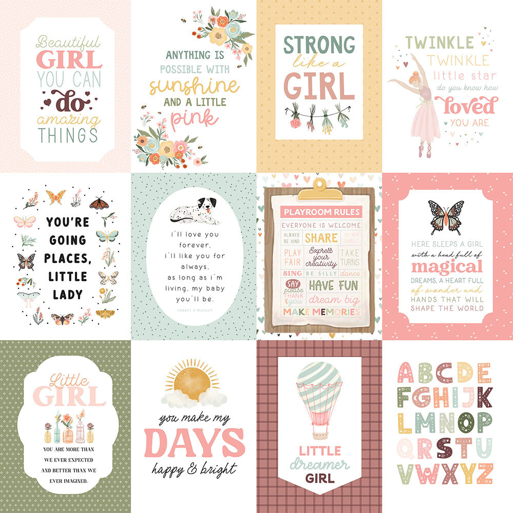 Carta Bella THAT’S MY GIRL 12&quot;X12&quot; Scrapbook Paper
