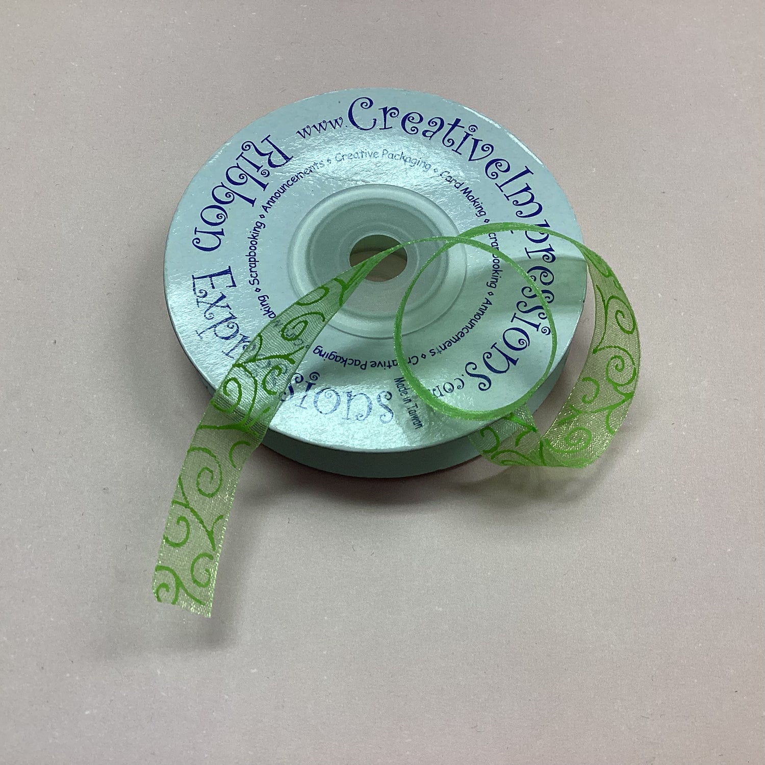 Creative Impressions SWIRL ORGANDY RIBBON 1 yard