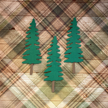 Scrapbooksrus TREES 3D DieCut Scrapbook Die Cut Embellishment
