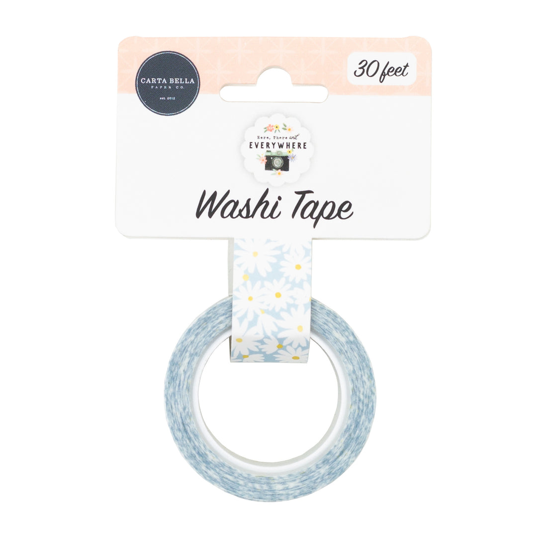 Carta Bella Here, There Everywhere DREAM BIG DAISY WASHI TAPE