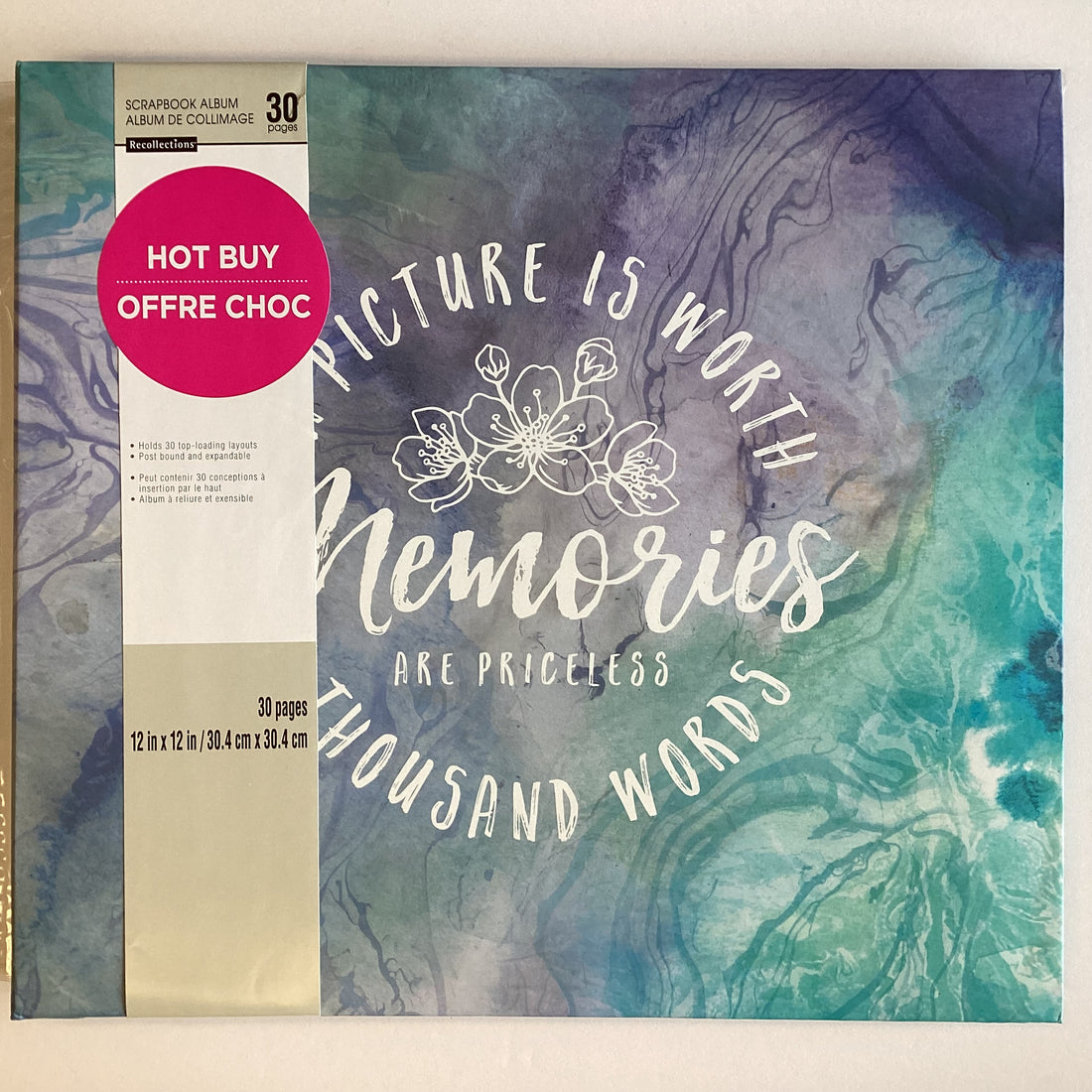 Recollections MEMORIES ARE PRICELESS 12"X12" Scrapbook Album