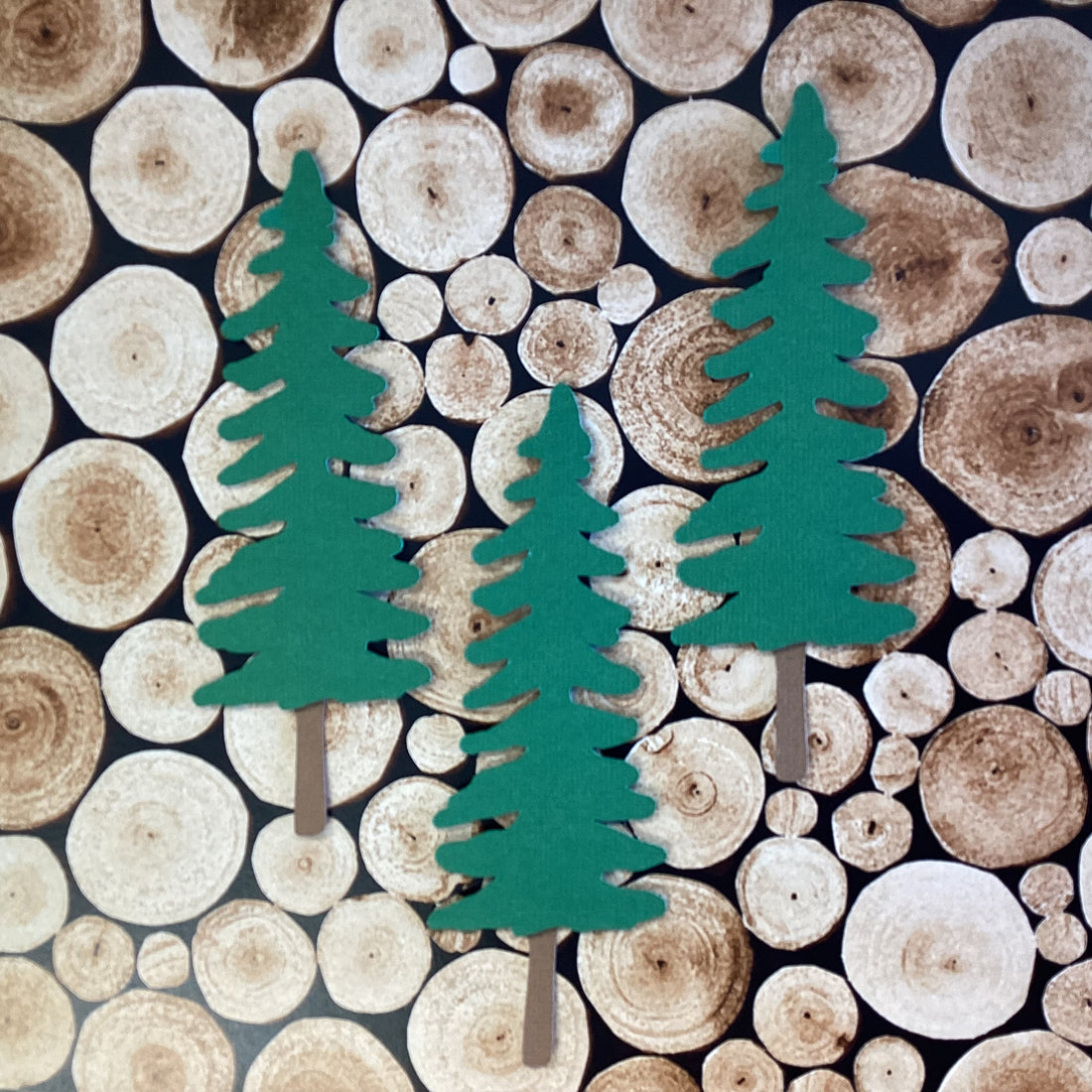 Scrapbooksrus TREES 3D DieCut Scrapbook Die Cut Embellishment