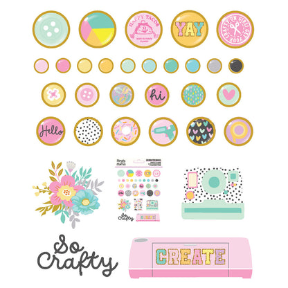Simple Stories CRAFT THINGS Decorative Brads 32pc