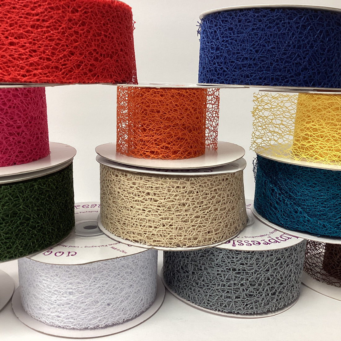 Creative Impressions 2&quot; MESH WEB RIBBON 1 yard yd