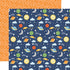 Echo Park My Little Boy UP IN SPACE 12"x12" Scrapbook Paper