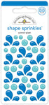 Doodlebug Summer Fun SUMMER SPLASH Shape Sprinkles 55pc