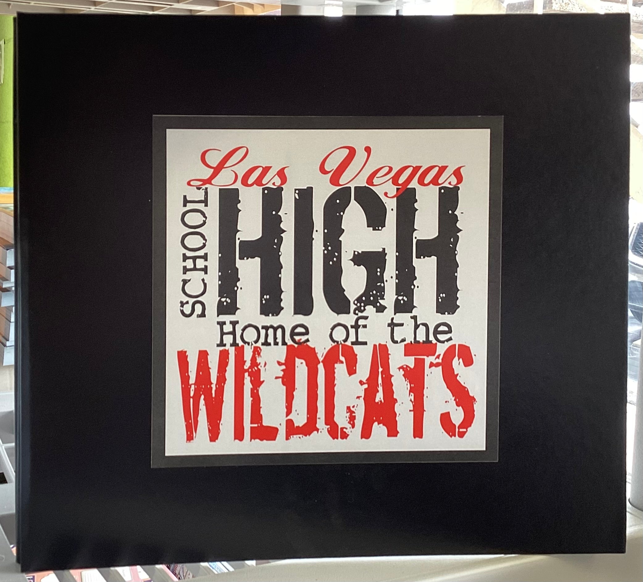 Las Vegas WILDCATS High School 12”x12” Postbound Scrapbook Album