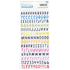 Thickers AC WHATEVS PUFFY Letter Stickers 338pc