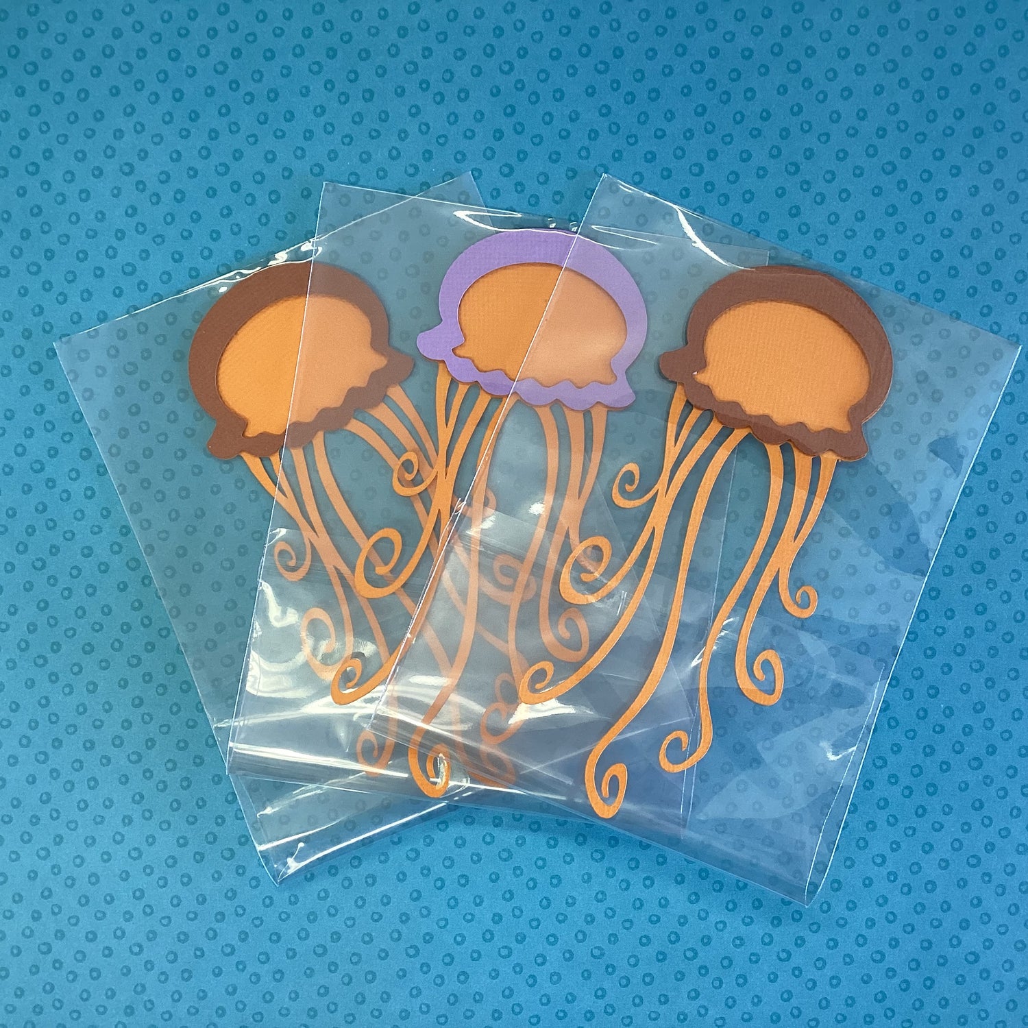 JELLYFISH Scrapbook Die Cut Embellishment
