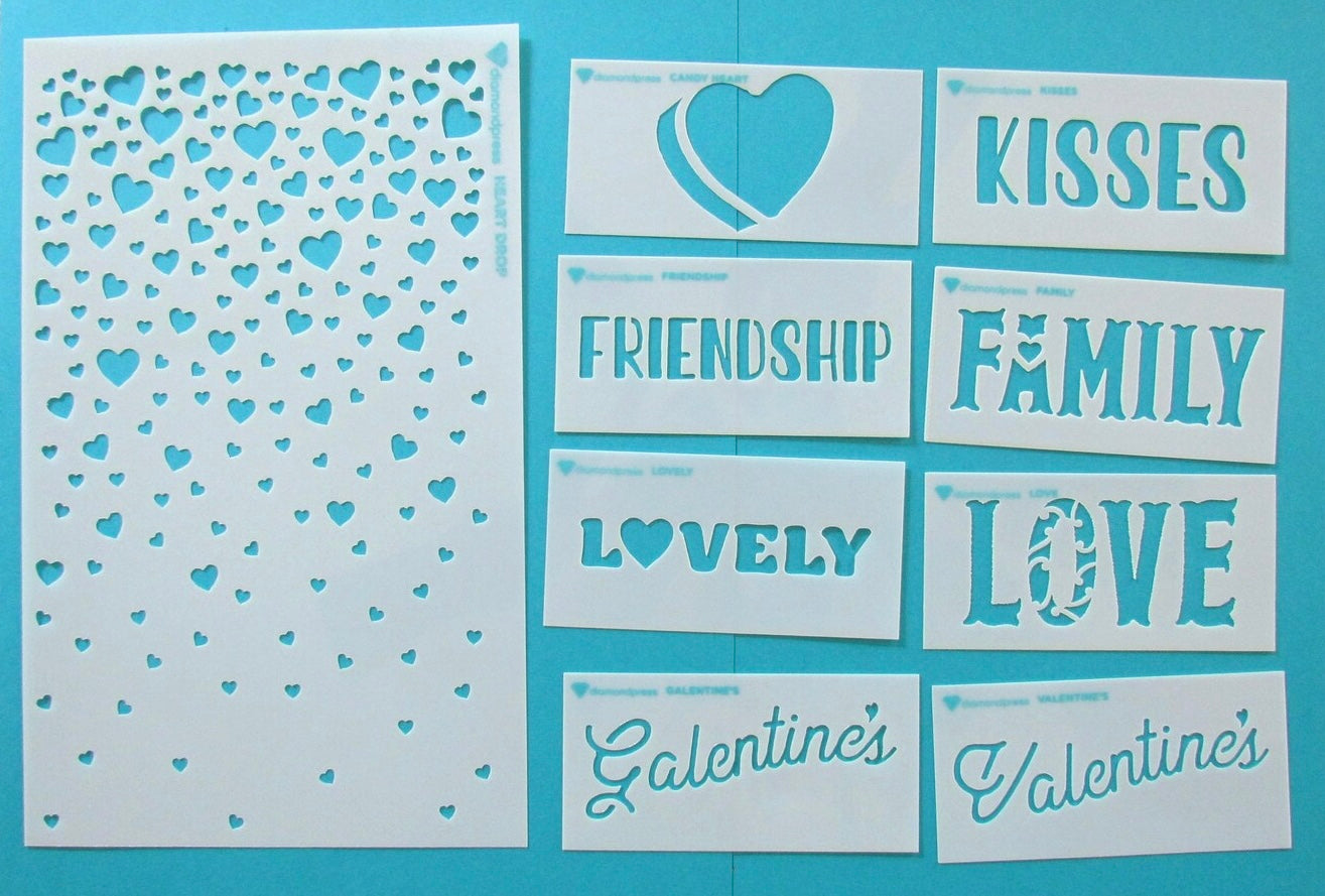 Diamond Press VALENTINES Mix Media Kit