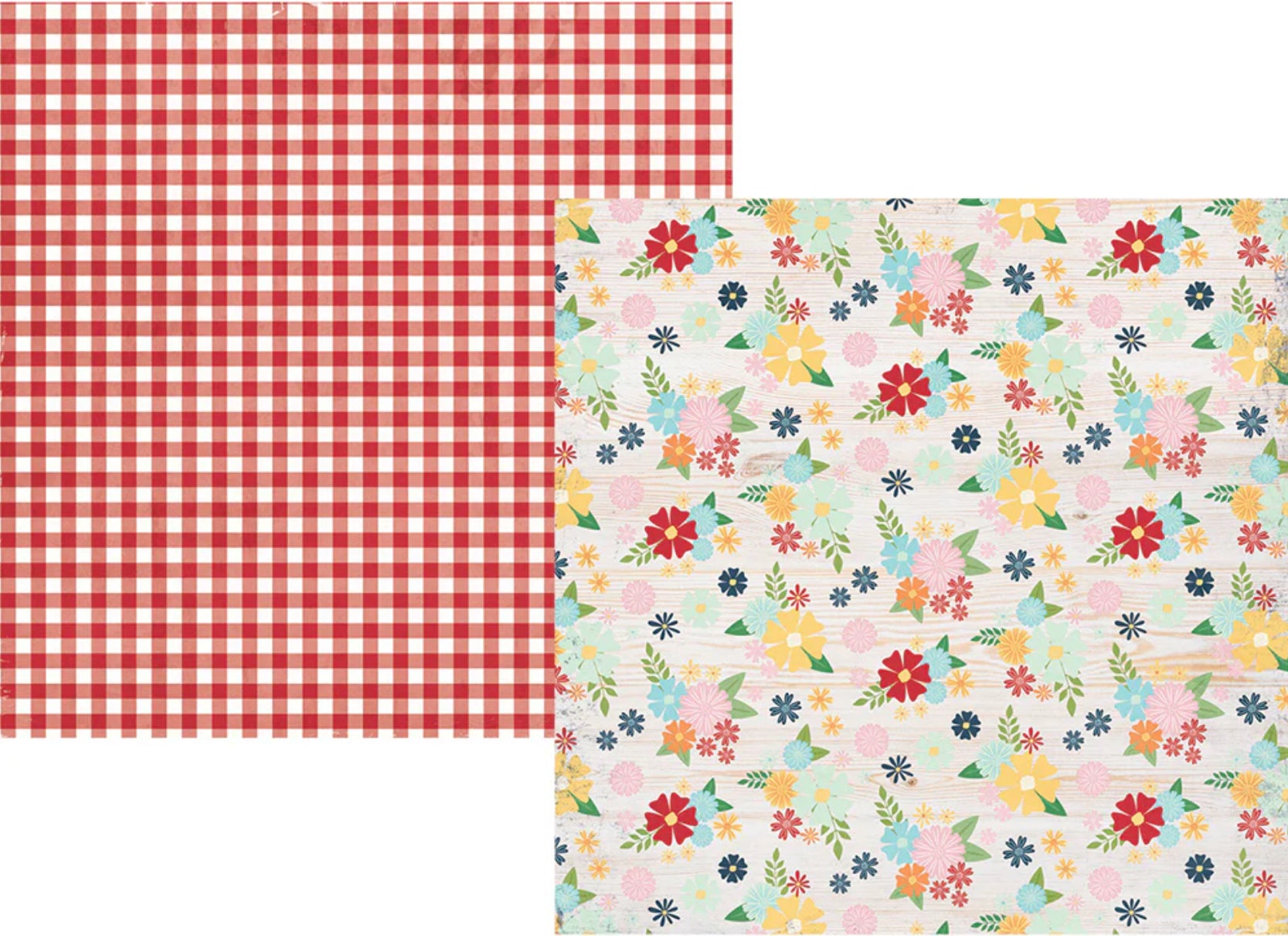 Simple Stories SPRINGTIME 12”X12” Scrapbook Paper Kit 7pc