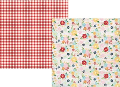 Simple Stories SPRINGTIME 12”X12” Scrapbook Paper Kit 7pc