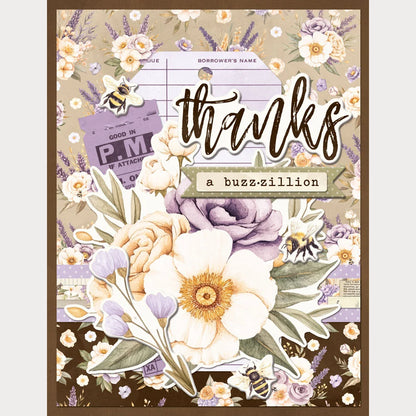 Simple Stories Simple Cards SIMPLE VINTAGE LAVENDER FIELDS Card Kit