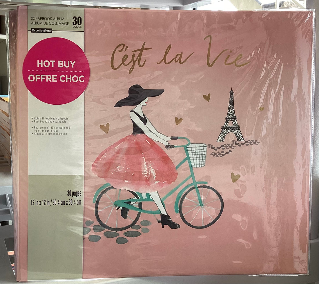 Recollections C’EST LA VIE 12"X12" Scrapbook Album