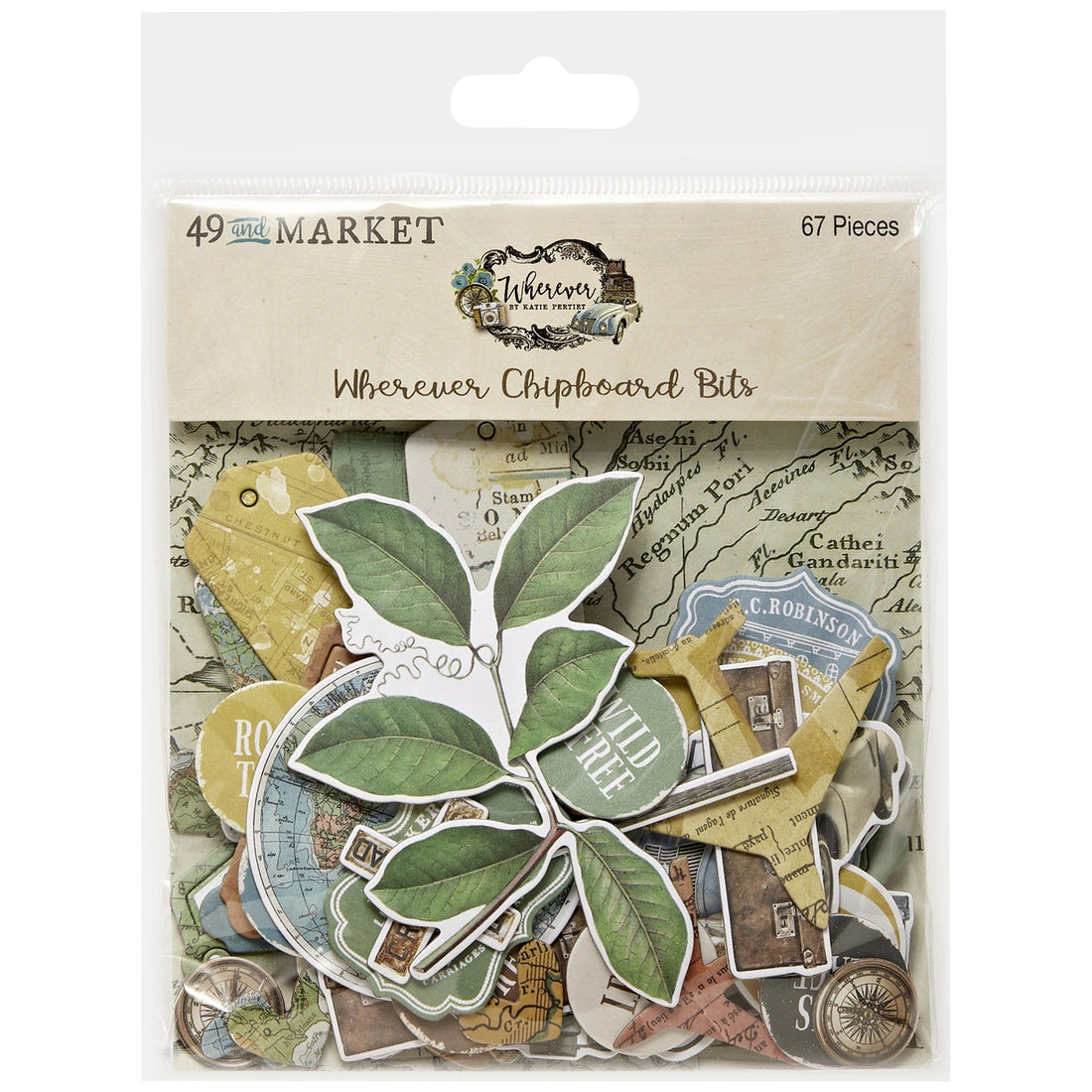 49 and Market WHEREVER CHIPBOARD BITS 67pc