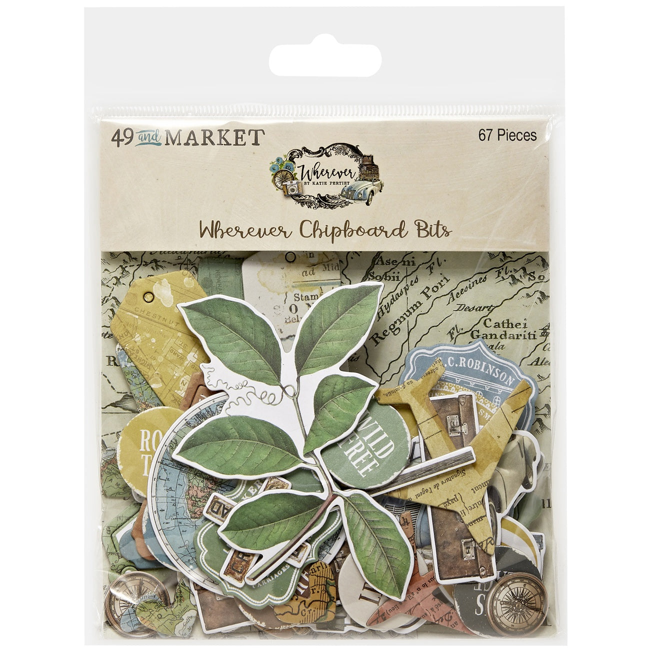 49 and Market WHEREVER CHIPBOARD BITS 67pc