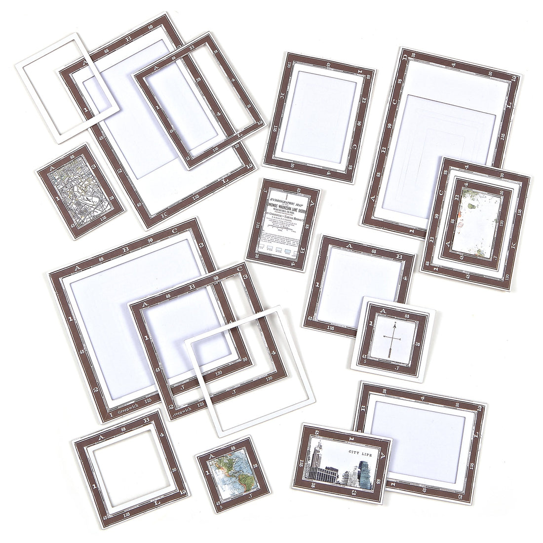 49 and Market WHEREVER CHIPBOARD FRAMES 16pc