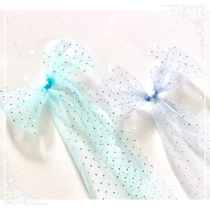 Memory Place SHEER GLITTER RIBBON Mesh Trim