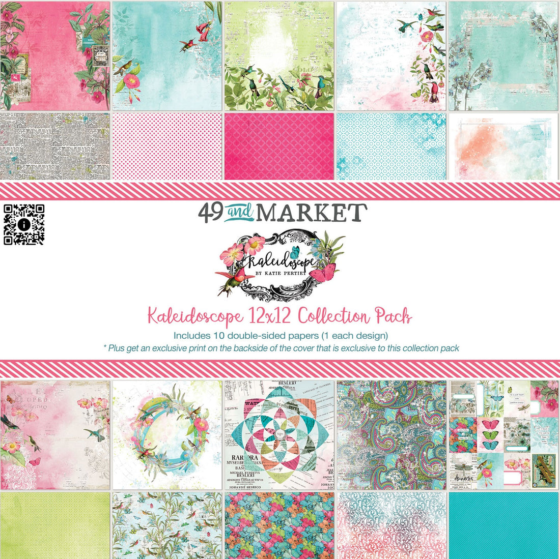 49 and Market KALEIDOSCOPE 12x12 Collection Paper Pack