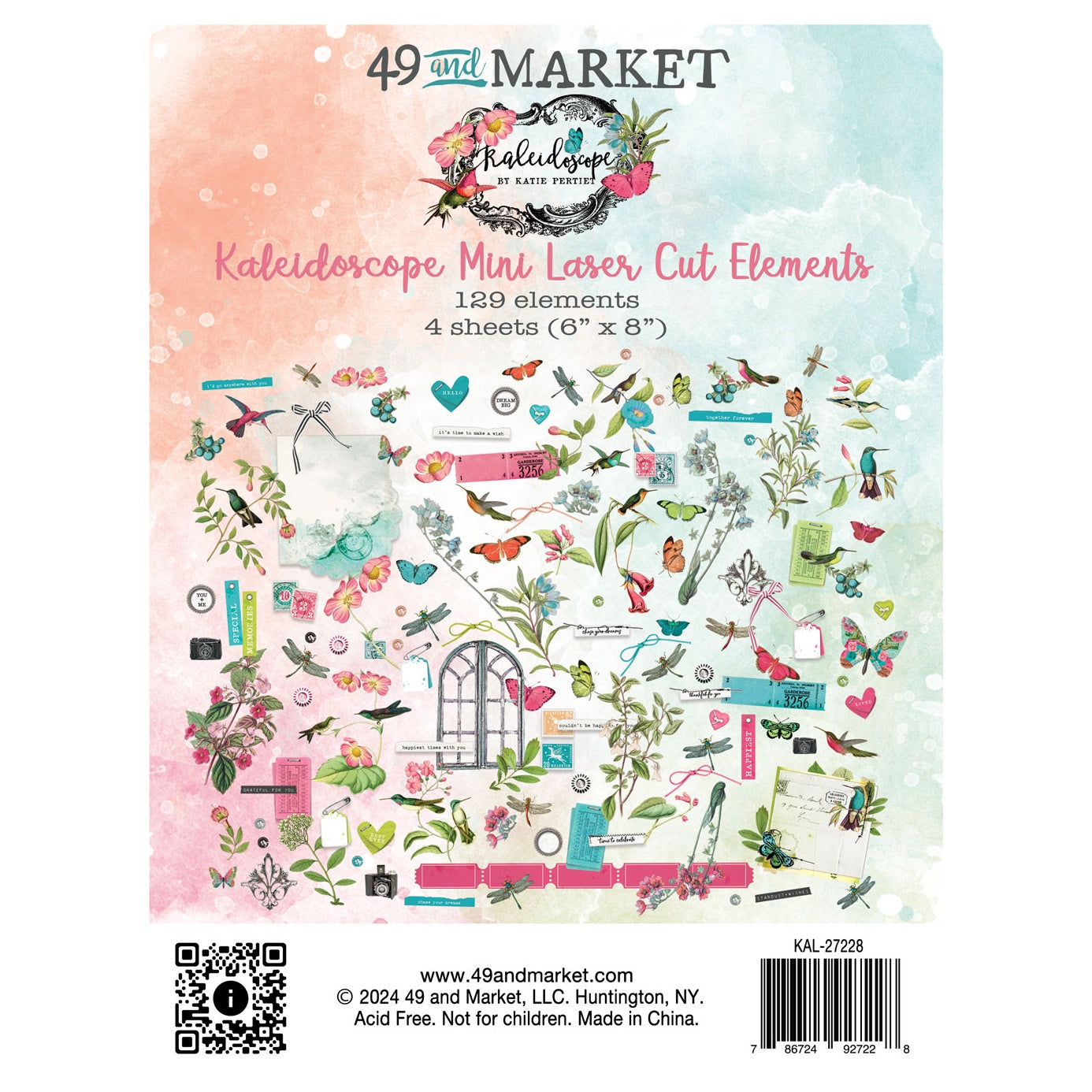 49 and Market Kaleidoscope MINI LASER CUT ELEMENTS 130pc