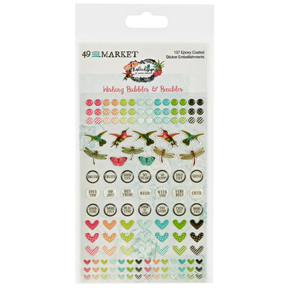 49 and Market Kaleidoscope WISHING BUBBLES &amp; BAUBLES 137pc