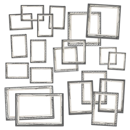 49 and Market Color Swatch CHARCOAL FRAME SET 20pc