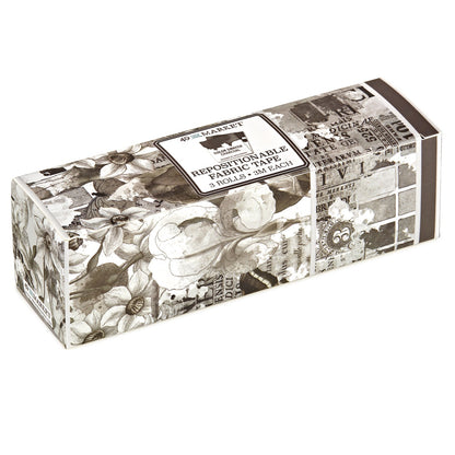 49 and Market Color Swatch CHARCOAL FABRIC TAPE 3 Rolls Repositionable