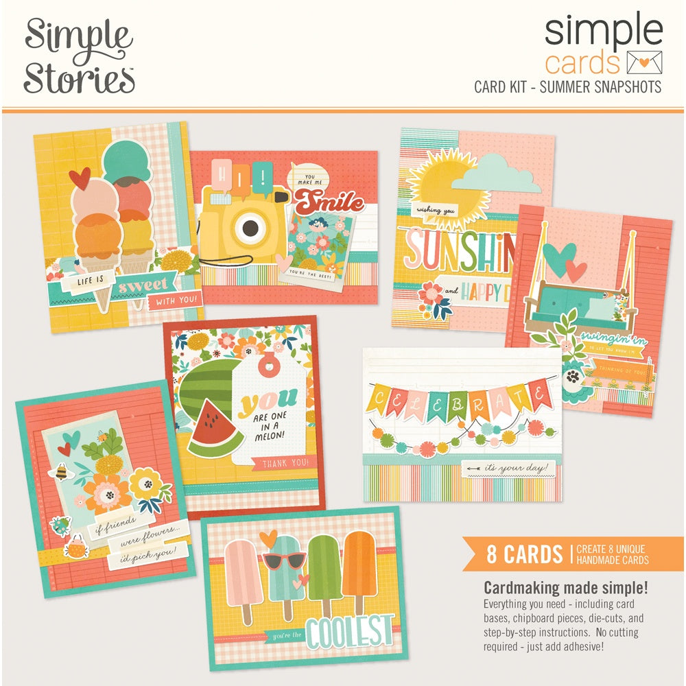 Simple Stories Simple Cards SUMMER SNAPSHOTS Card Kit