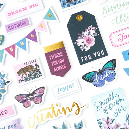 Thickers AC DREAMER Foam Phrase Stickers