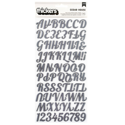 Thickers CEDAR HOUSE Foam Letter Stickers