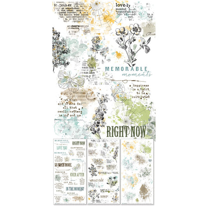 49 and Market KRAFTY GARDEN Essential Rub-On Transfers