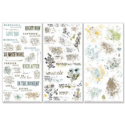49 and Market KRAFTY GARDEN Essential Rub-On Transfers