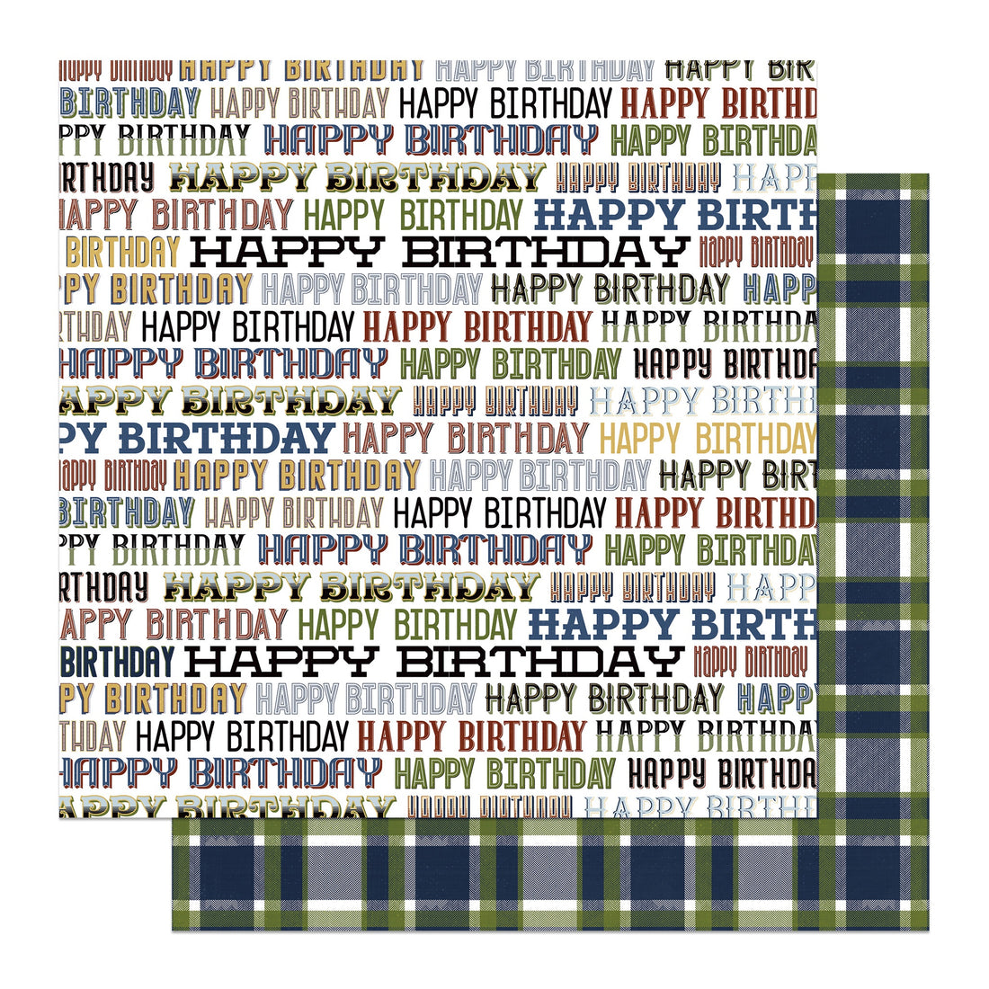 Photoplay Birthday Bash YOU’RE A CLASSIC 12X12 Scrapbook Paper