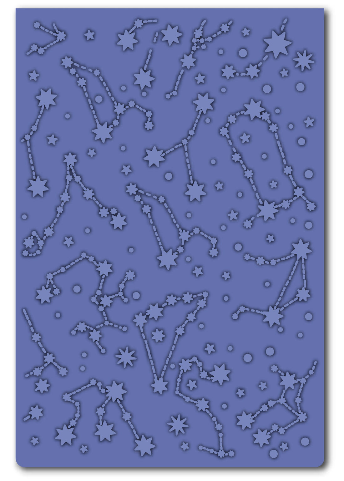 Crafter’s Companion Cosmic Collection COSMIC CONSTELLATION 2D Embossing Folder 1pc