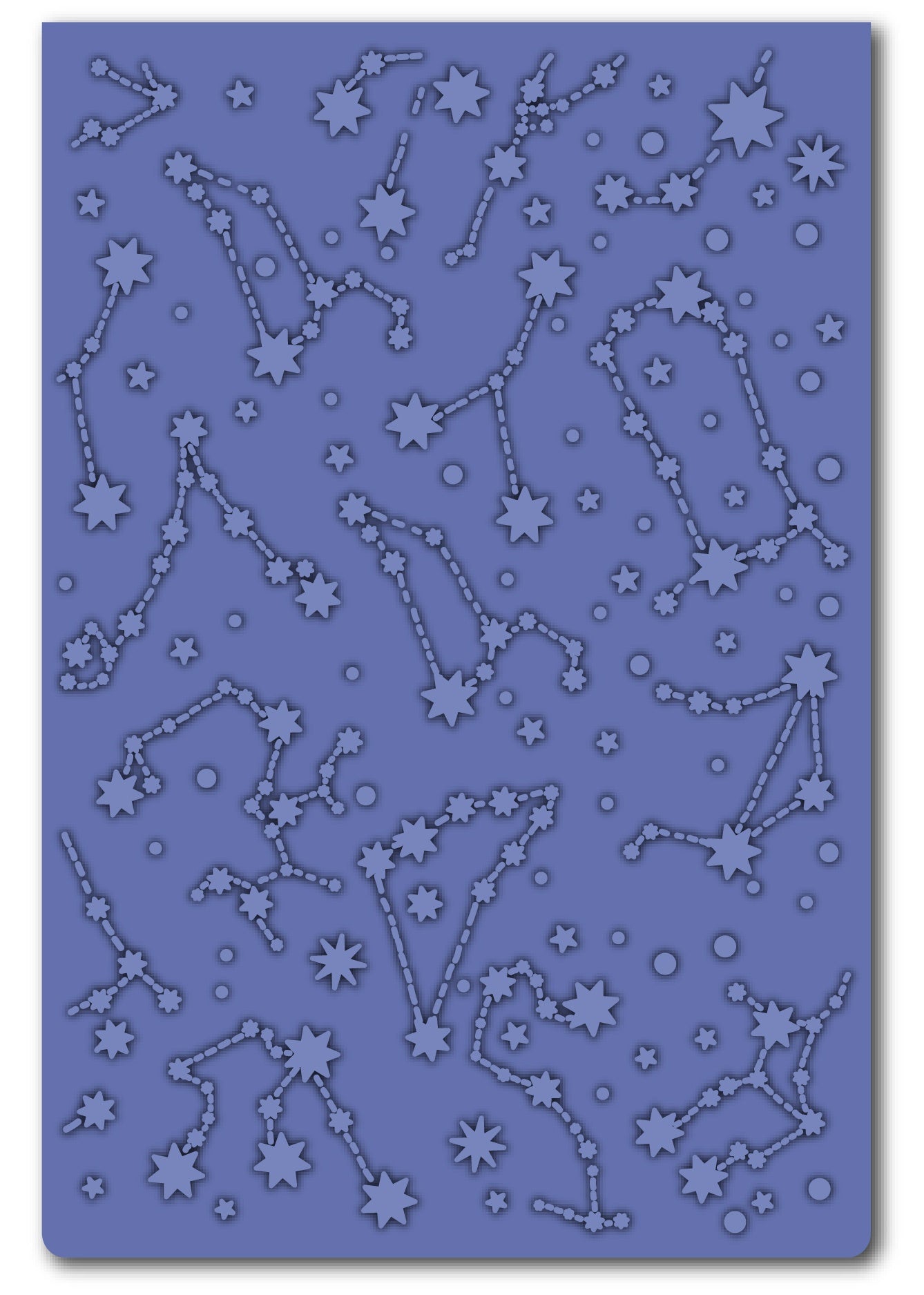 Crafter’s Companion Cosmic Collection COSMIC CONSTELLATION 2D Embossing Folder 1pc