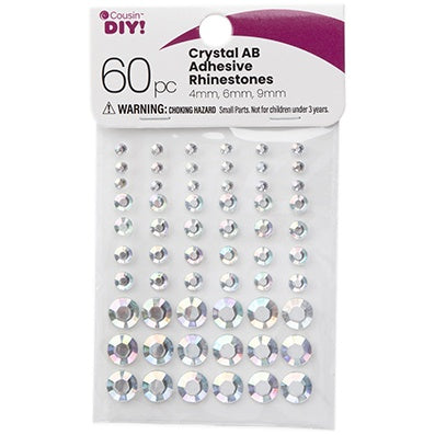 CousinDIY Self ADHESIVE RHINESTONES 60pc Bling