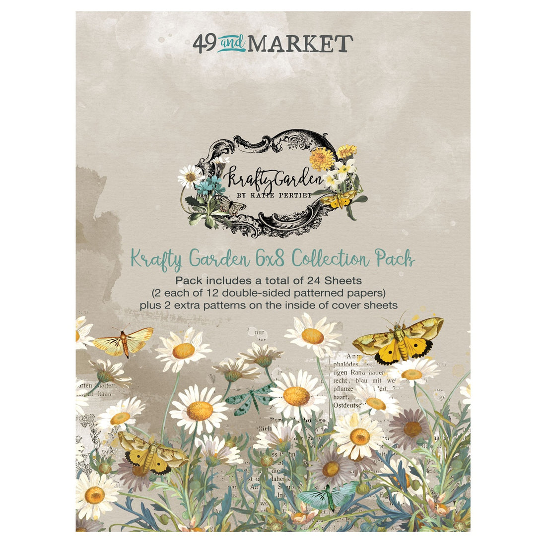 49 and Market KRAFTY GARDEN 6”X8” Collection Pack