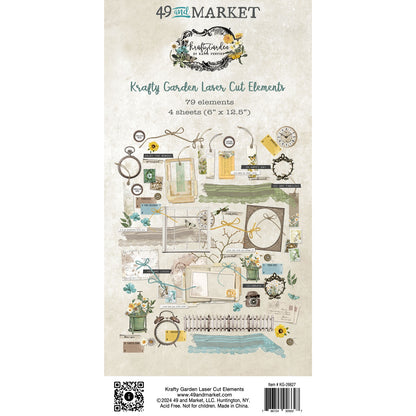 49 and Market Krafty Garden LASER CUT ELEMENTS 79pc