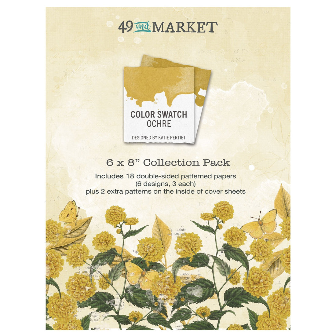 49 and Market Color Swatch OCHRE 6”X8” Collection Pack