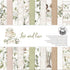 P13 LOVE AND LACE Wedding 6"X6" Designer Paper Pack 24pc