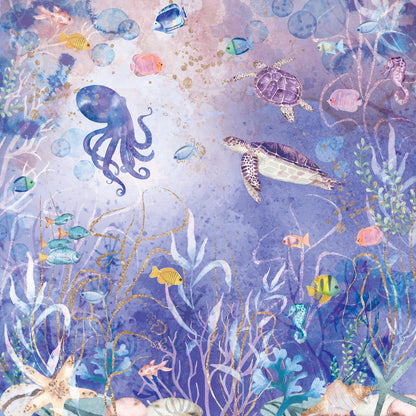 Crafters Companion ENCHANTED OCEAN Signature Collection 12X12&quot; Paper Pad 36 Sheets