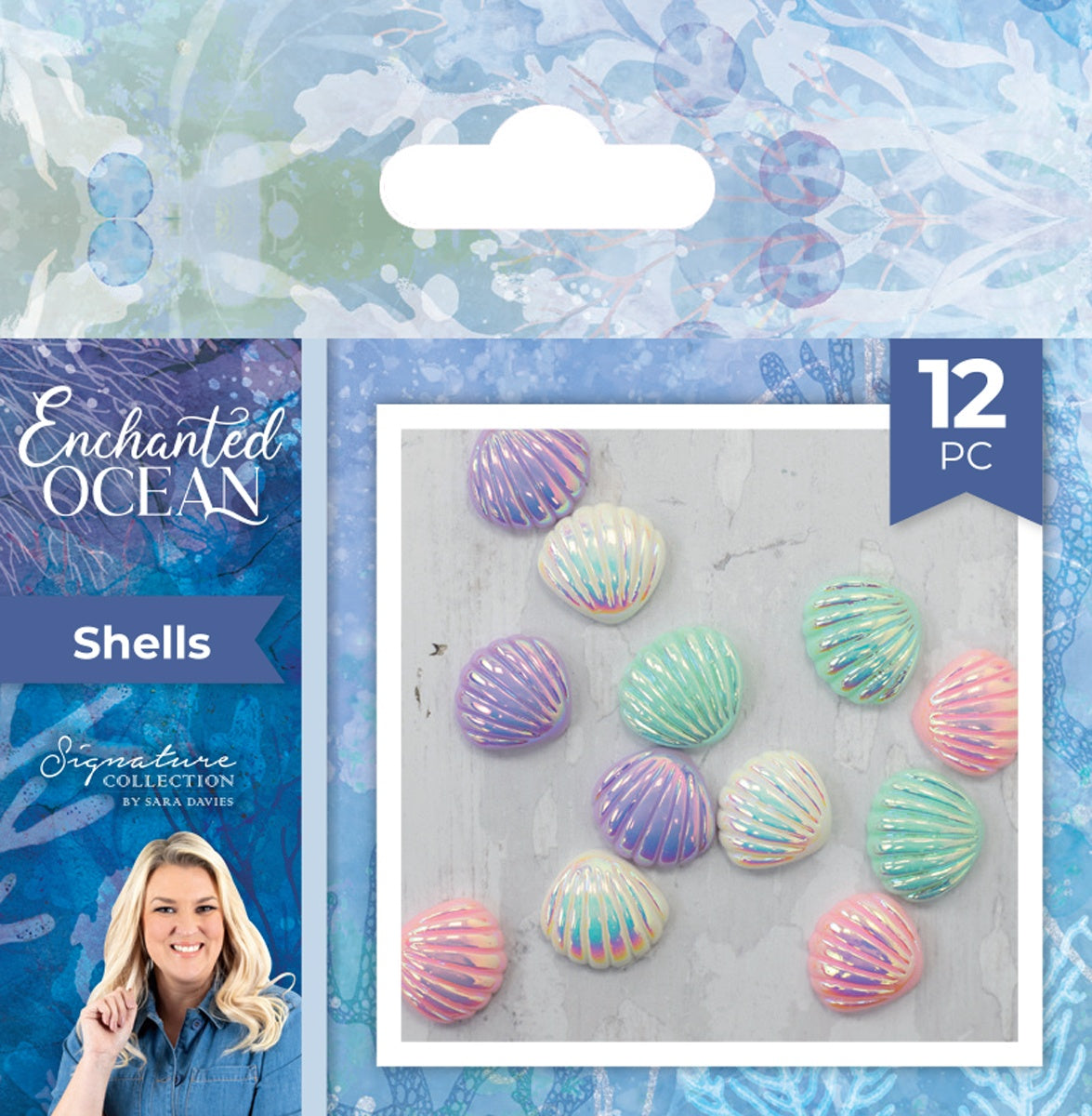 Crafter’s Companion ENCHANTED OCEAN Shells 12pc.