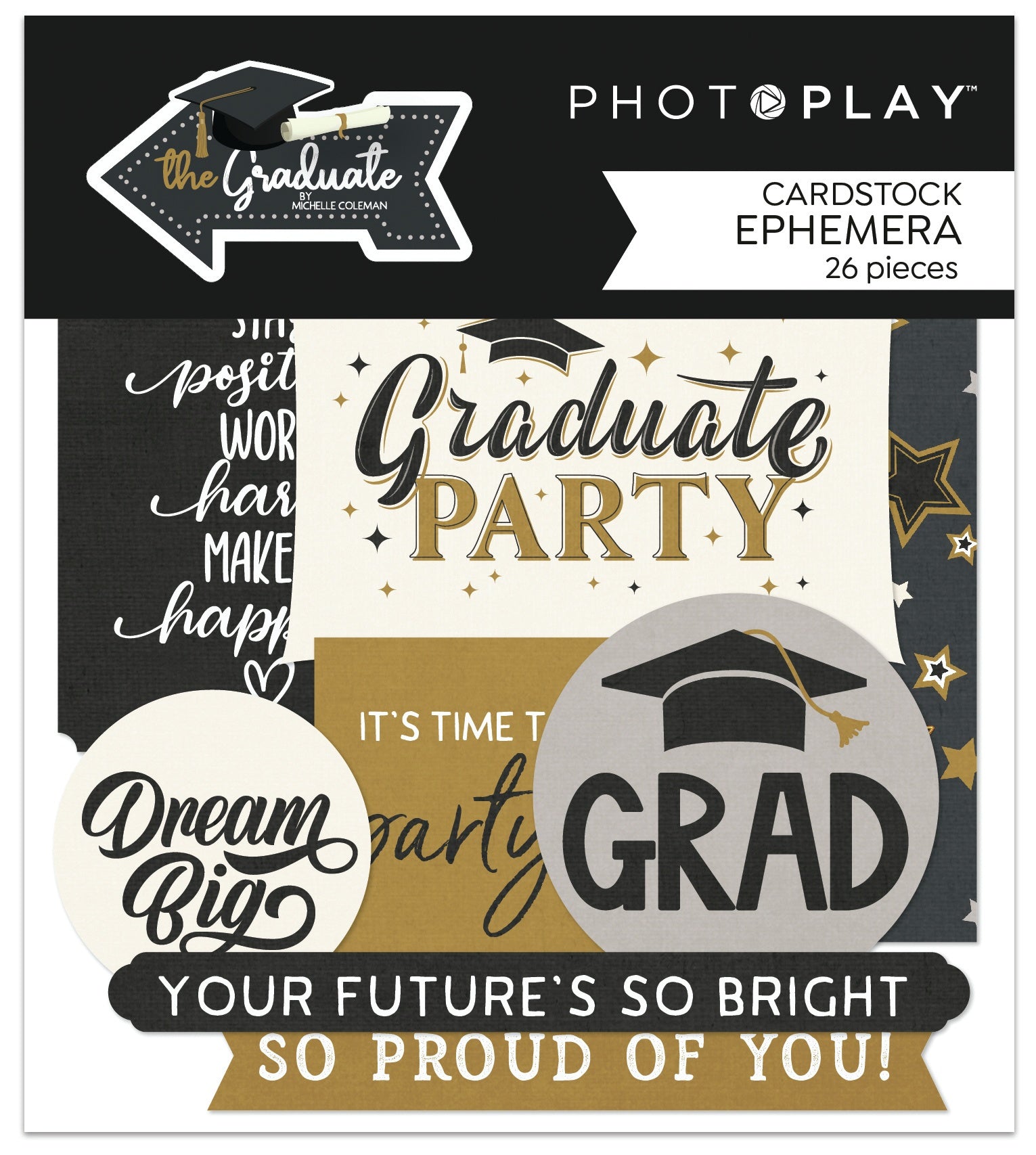 Photoplay THE GRADUATE EPHEMERA Cardstock Pack