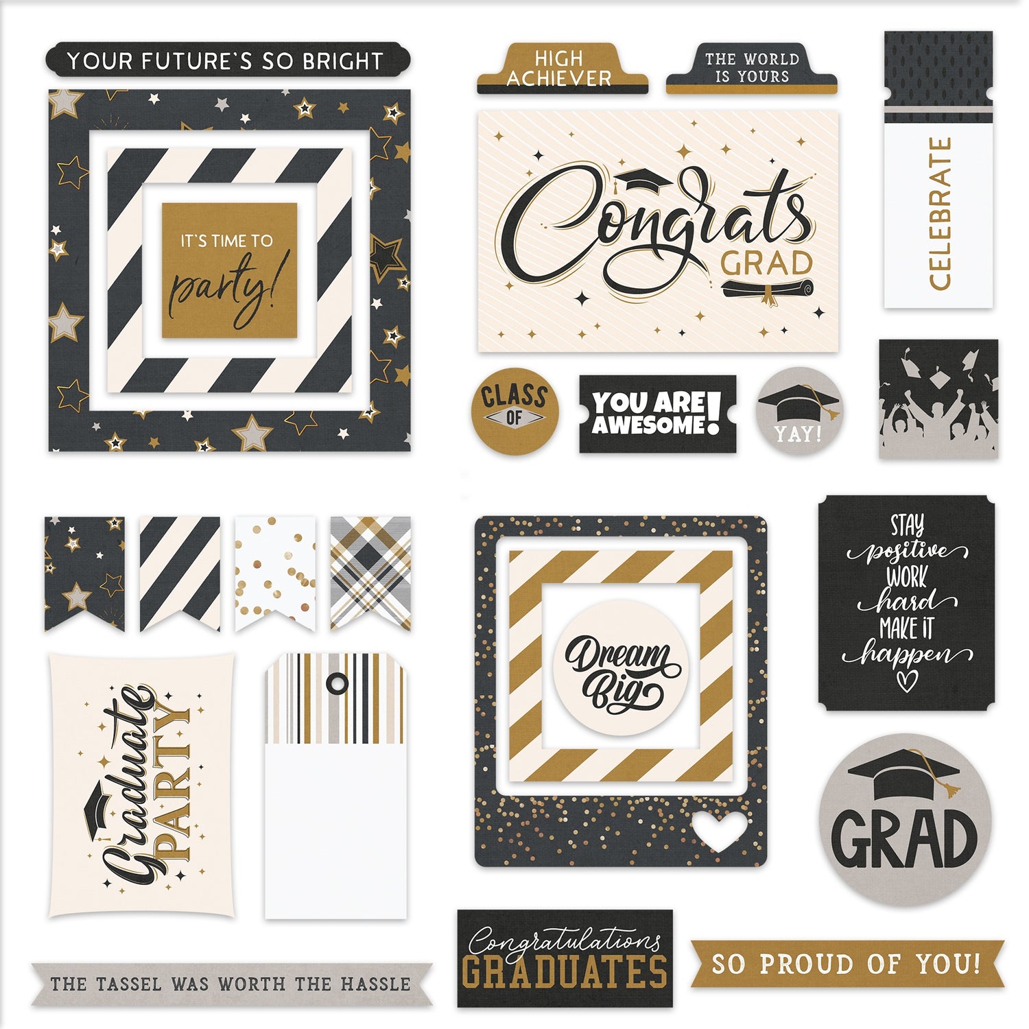 Photoplay THE GRADUATE EPHEMERA Cardstock Pack