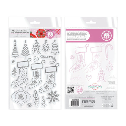 Tonic Studios A CANDY CANE CHRISTMAS Stamp Set