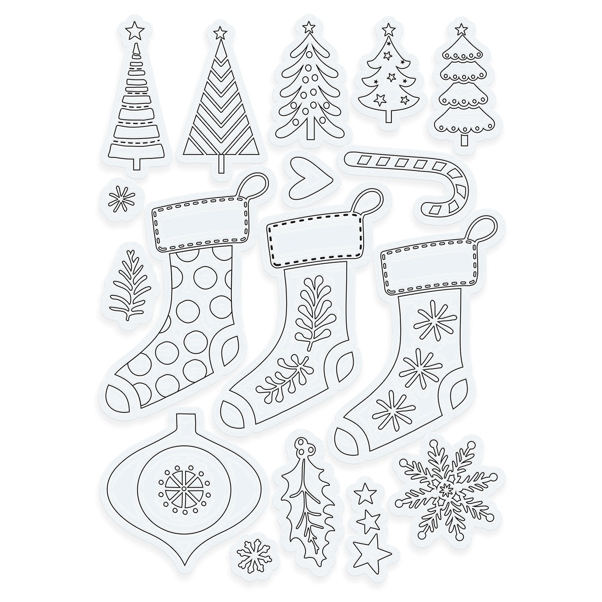 Tonic Studios A CANDY CANE CHRISTMAS Stamp Set